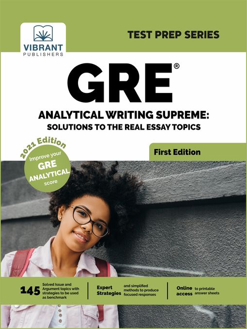 Cover image for GRE Analytical Writing Supreme